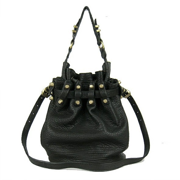 Alexander Wang Diego Buckle Shoulder Bag Black