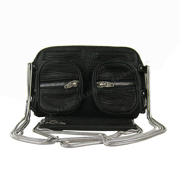 Alexander Wang Brenda Zip Chain Bag Black