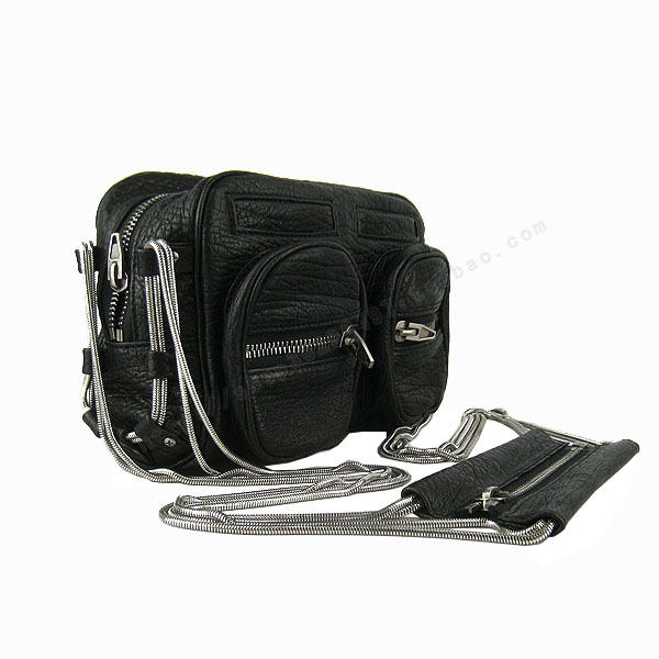 Alexander Wang Brenda Zip Chain Bag Black