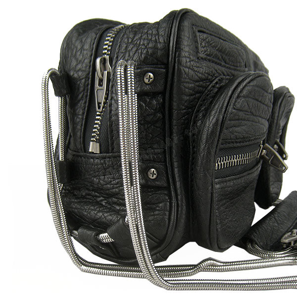 Alexander Wang Brenda Zip Chain Bag Black