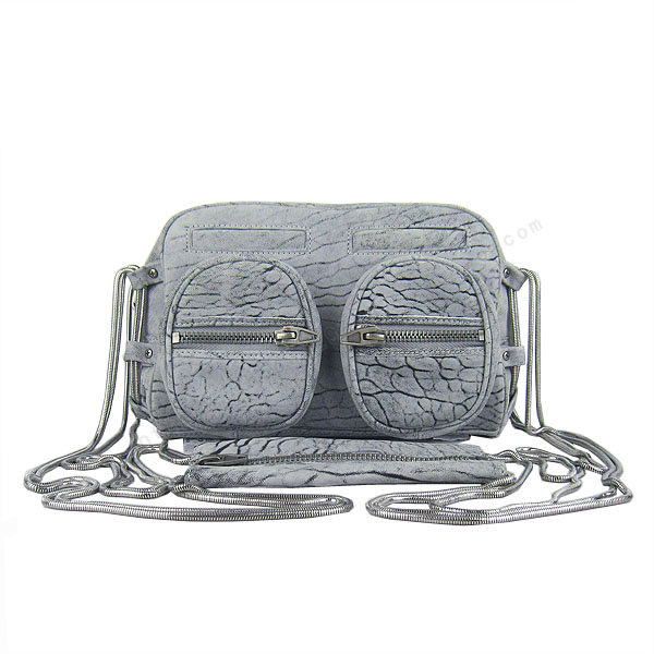 Alexander Wang Brenda Zip Chain Bag Grey