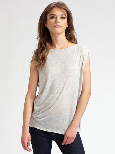 Alexander Wang Boatneck Sleeveless T-shirts