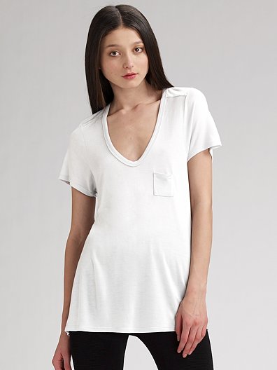 Alexander Wang Basic Pocket T shirts