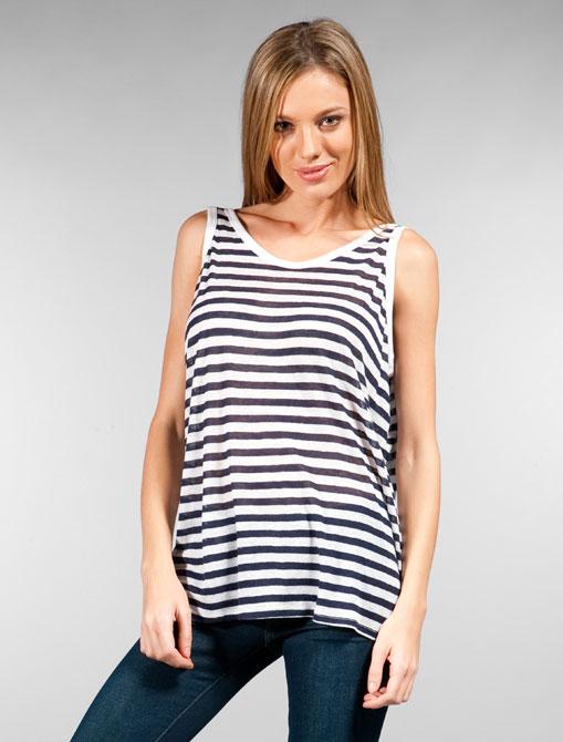 Alexander Wang Striped Baggy Tank Sexy Vest