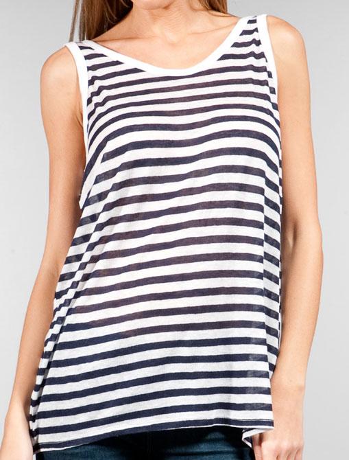 Alexander Wang Striped Baggy Tank Sexy Vest