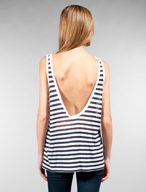 Alexander Wang Striped Baggy Tank Sexy Vest