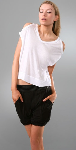 Alexander Wang Tee with Shoulder Cutouts