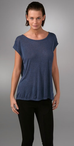 Alexander Wang Cowl Boat Neck Tee