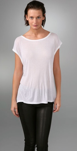 Alexander Wang Classic T-Shirt with Pocket (White)
