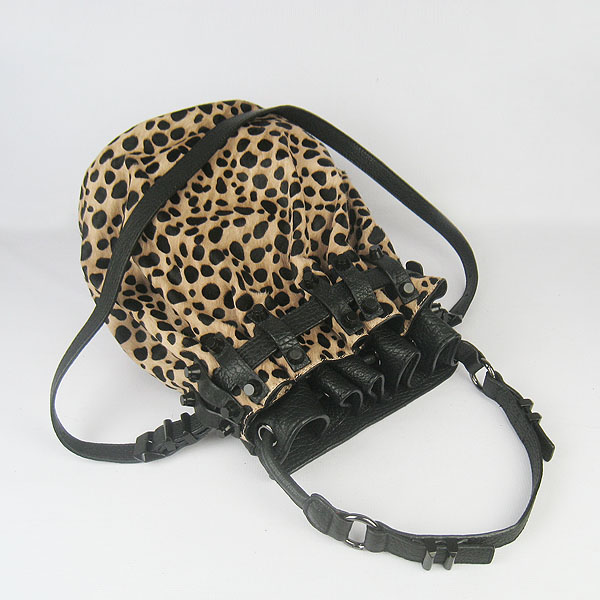 Alexander Wang Diego Buckle Shoulder Bag broze Leopard