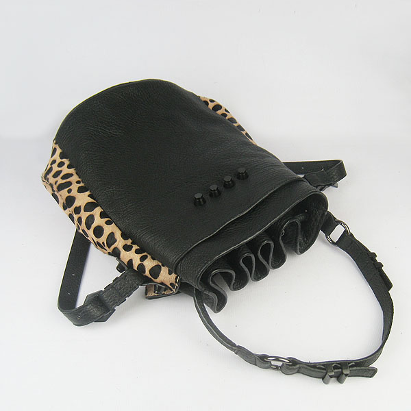 Alexander Wang Diego Buckle Shoulder Bag broze Leopard