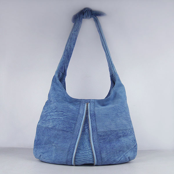 Alexander Wang Donna Zipper Hobo Shoulder Bag earth Blue