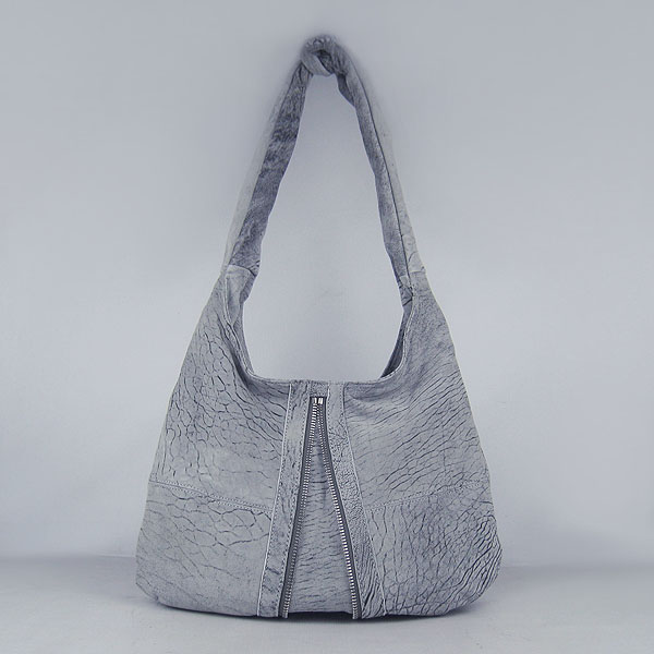 Alexander Wang Donna Zipper Hobo Shoulder Bag Gray