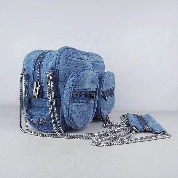 Alexander Wang Brenda Zip Chain Bag Blue