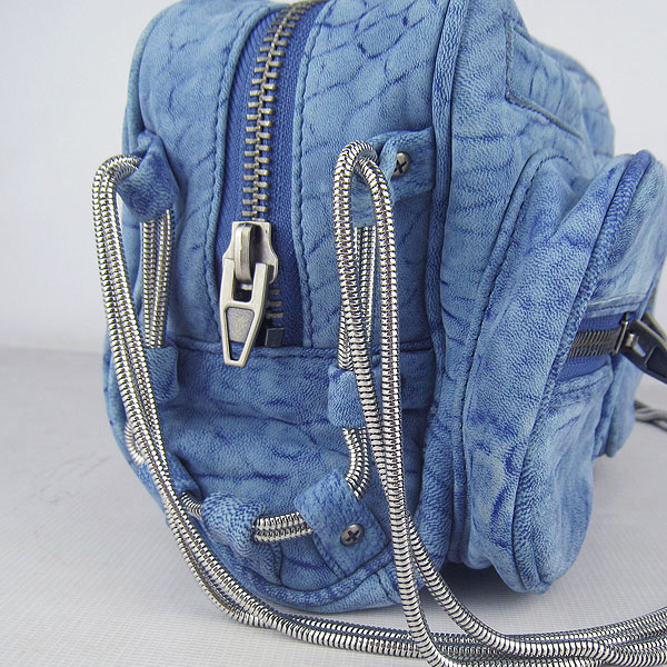 Alexander Wang Brenda Zip Chain Bag Blue