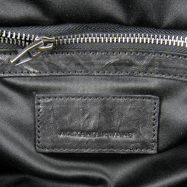 Alexander Wang Brenda Zip Chain Bag Hand Grasp Grain Black