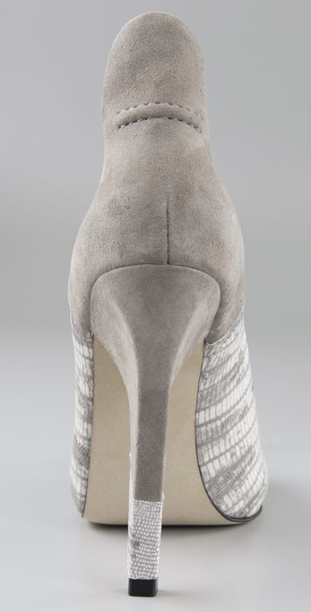 Alexander Wang Devon Open Toe Sude Booties