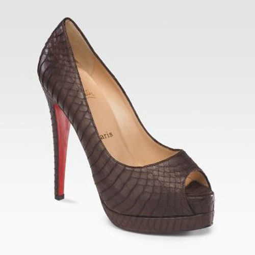 Christian Louboutin Altadama Peep-Toe Pumps