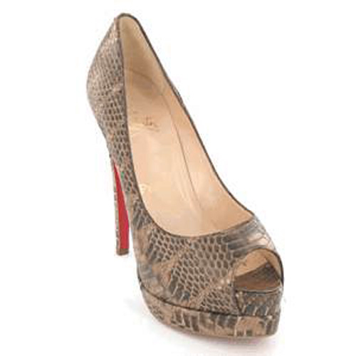 Christian Louboutin Altadama watersnake shoes