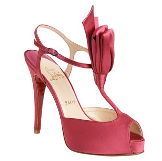 Christian Louboutin Ernesta Bow - Cranberry