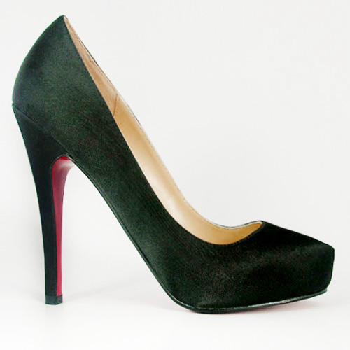 Christian Louboutin Delic Satin Green Pump