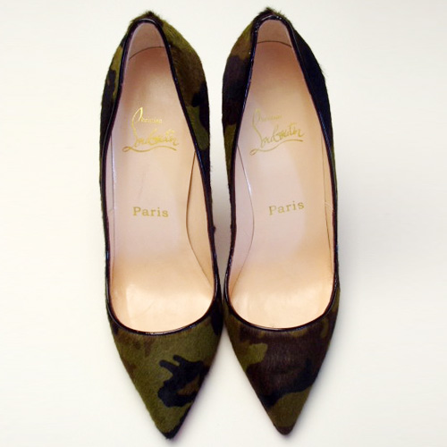 Christian Louboutin Pigalle 120 patent pumps