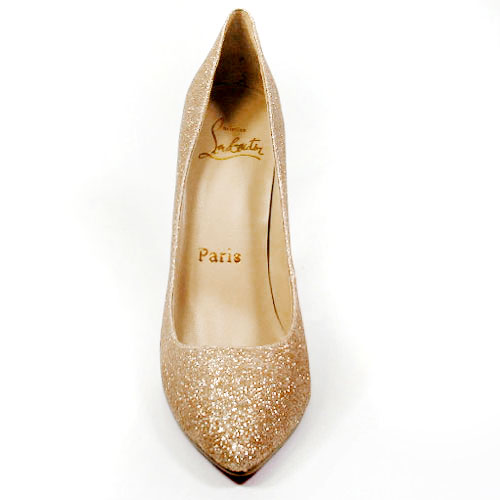 Christian Louboutin Pigalle pumps glitter gold