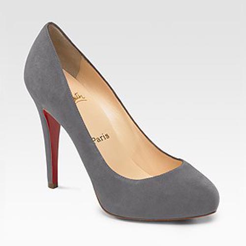 Christian Louboutin Lambskin Leather ROLANDO Suede Pumps