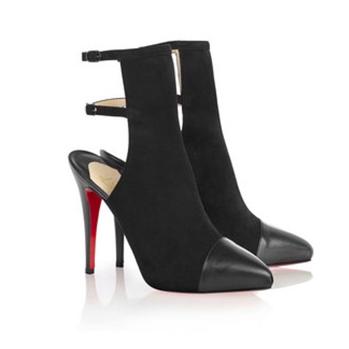 Christian Louboutin Lynn 120 backless ankle boots Black