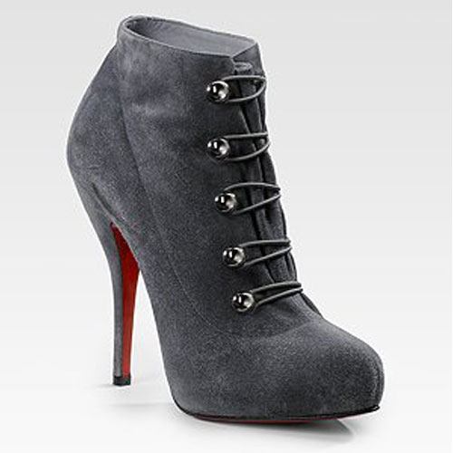 Christian Louboutin Suede Ankle Boots
