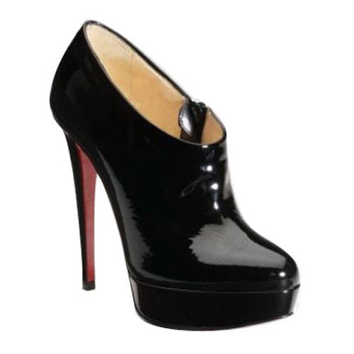 Christian Louboutin Moulage Platform Ankle Boots Black