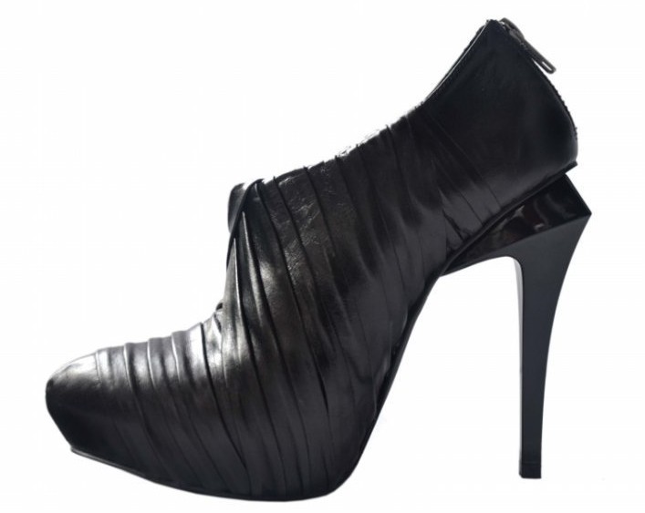 Alexander Wang 'anya' Folded Leather Shoe-boots