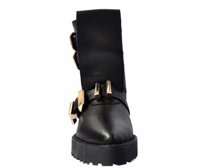 ALEXANDER WANG - FRANKIE CREEPER COMBAT STYLE LOW BOOTS
