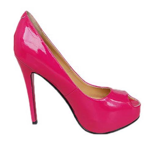 Alexander Mcqueen Pink Patent Leather Pumps