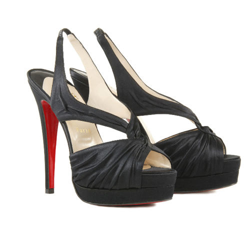 Christian Louboutin platform Blck Double Platform Sandal