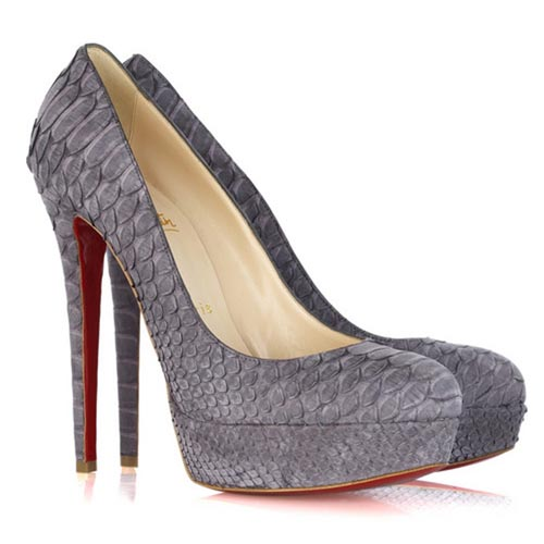 Christian Louboutin Bianca 140 python pumps