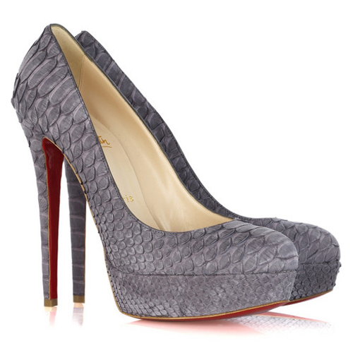 Christian Louboutin Bianca 140 python pumps