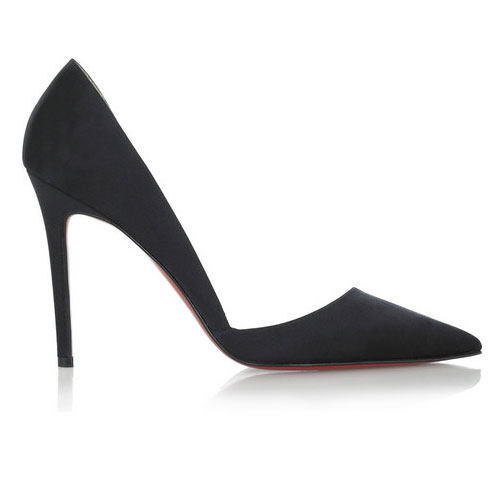 Christian Louboutin New Helmut satin 100 shoes