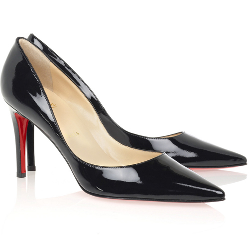 Christian Louboutin New Helmut Patent Leather 100 shoes black