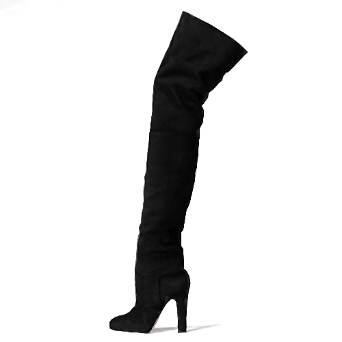 Christian Louboutin OTK Platform Boot Africa (black) suede