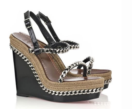 Christian Louboutin Chain-Embellished Espadrille