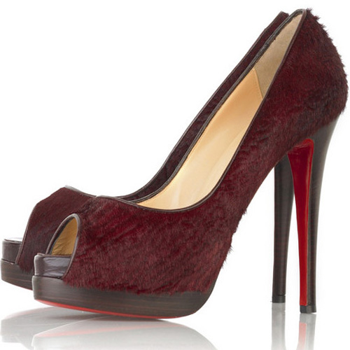 Christian Louboutin Altadama Astrakhan Platforms