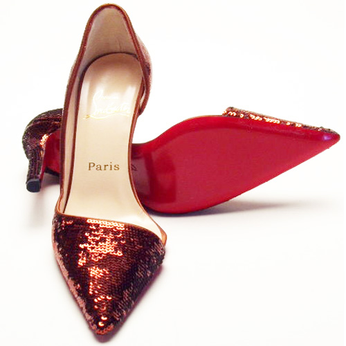 Christian Louboutin New Helmut sequins 100 shoes