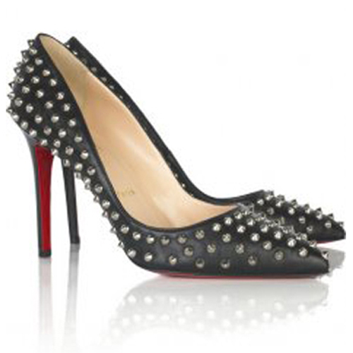 Christian Louboutin Pigalle 100 studded pumps