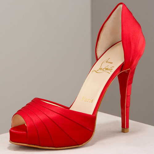 Christian Louboutin Armadillo Satin d'Orsay