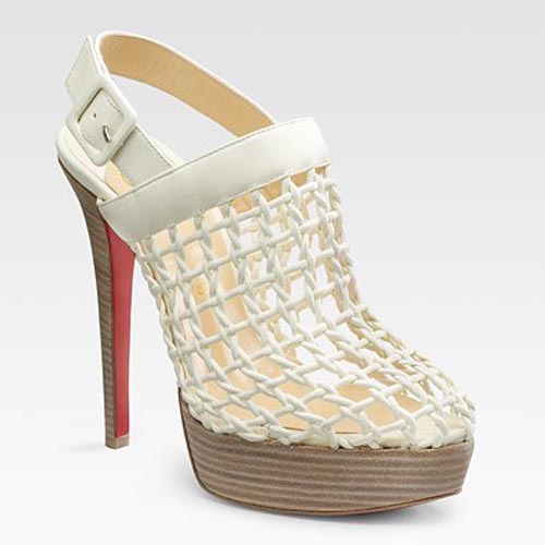 Christian Louboutin Coussinet Platform Slingbacks