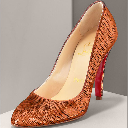 Christian Louboutin Decollete paillette pumps