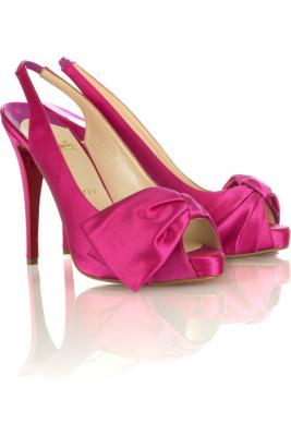 Christian Louboutin Very Noeud slingback shoes Pink